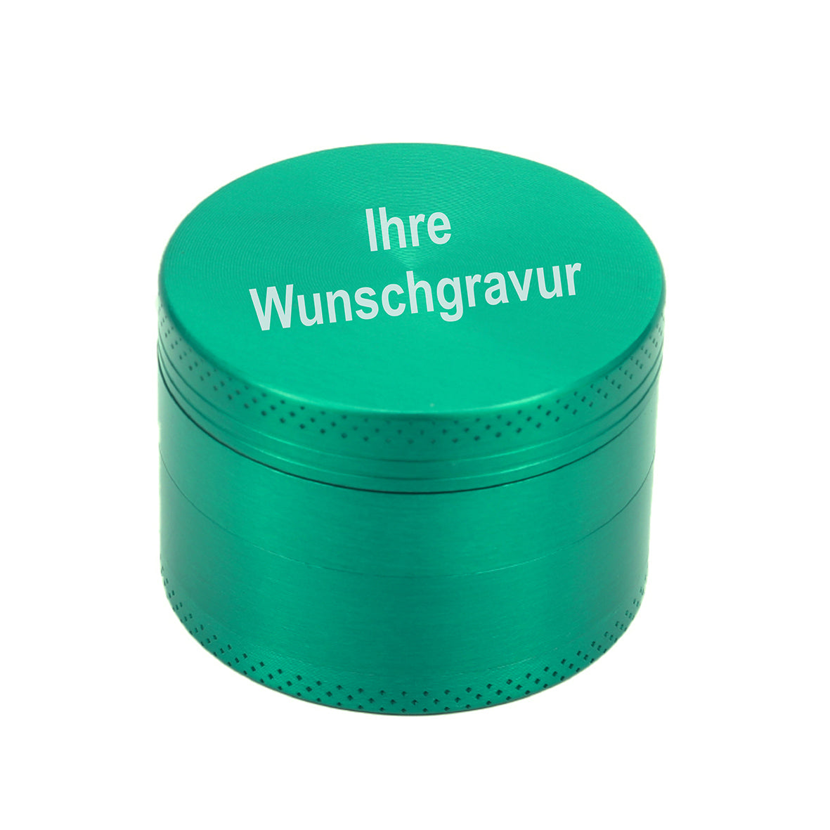 #teamludorf Premium Aluminium Grinder mit individueller Gravur | ∅ 5 cm | 4-teilig | inkl. Pollenschieber Ludorf Textilveredelung & Werbetechnik