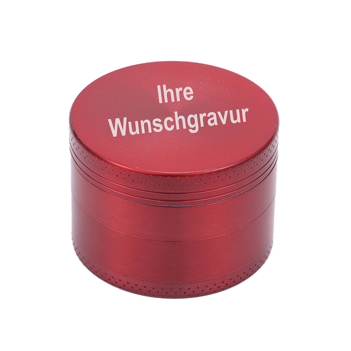 #teamludorf Premium Aluminium Grinder mit individueller Gravur | ∅ 5 cm | 4-teilig | inkl. Pollenschieber Ludorf Textilveredelung & Werbetechnik